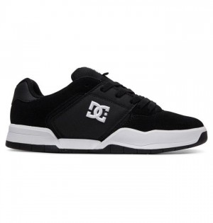 DC Shoes Central Sportcipő Férfi Fekete Fehér | 34UFLYWPK
