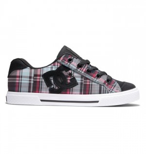 DC Shoes Chelsea Sportcipő Női Fekete Kék | 24MESNRCA