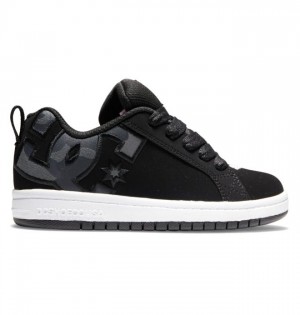 DC Shoes Court Graffik Court Graffik Gyerek Fekete | 28CDXNJMY
