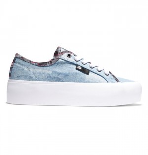 DC Shoes Manual Platform Sportcipő Női Sötétkék | 40QVCWSTL