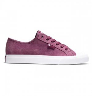 DC Shoes Manual RT S Suede Skate Deszkás Cipő Férfi Lila | 48SKPQBXL