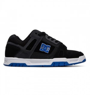 DC Shoes Stag Sportcipő Férfi Fekete Kék | 05EBNDIYL