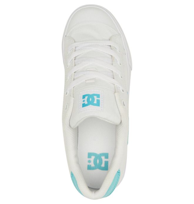 DC Shoes Chelsea Sportcipő Női Fehér Kék | 80EIOPWTB