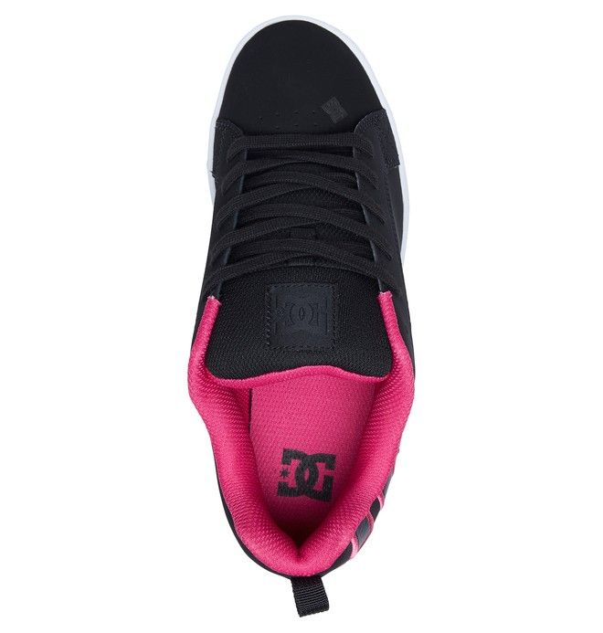 DC Shoes Court Graffik Sportcipő Női Fekete Rózsaszín | 48OJLEXAT