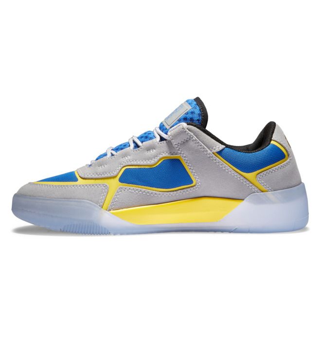 DC Shoes Hongo Metric Sportcipő Férfi Szürke Kék Sárga | 02QKPMWYR
