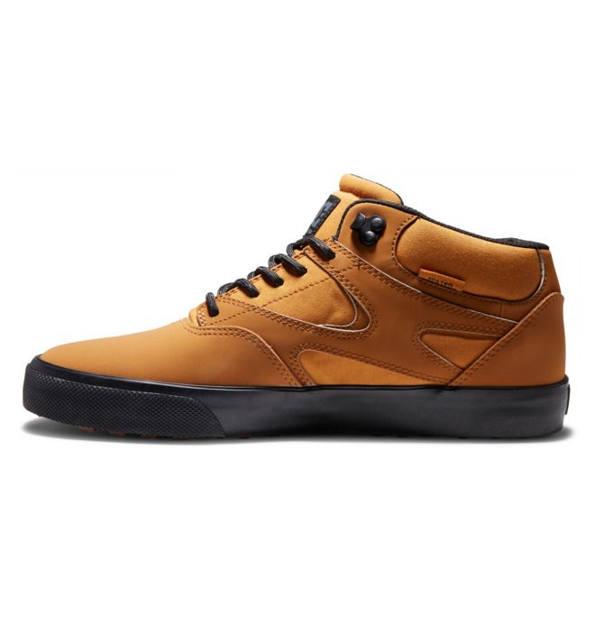 DC Shoes Kalis Vulc MID Mid-Top Winterized Téli Bakancs Férfi Barna Fekete | 84TKBVGQE