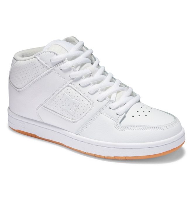 DC Shoes Manteca 4 MID Mid-Top Sportcipő Női Fehér | 05DNUAQMF