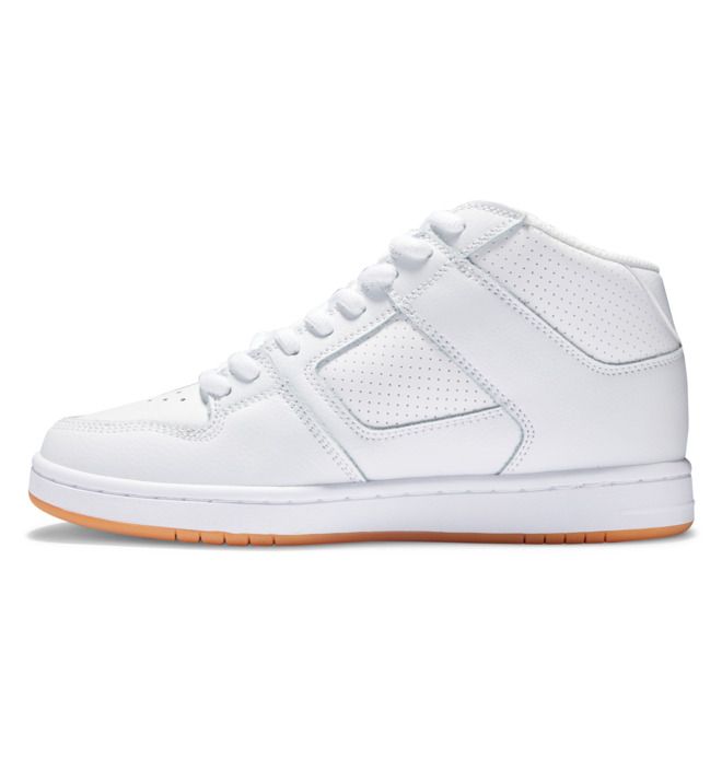 DC Shoes Manteca 4 MID Mid-Top Sportcipő Női Fehér | 05DNUAQMF