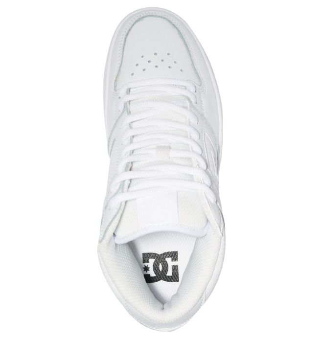 DC Shoes Manteca 4 MID Mid-Top Sportcipő Női Fehér | 05DNUAQMF