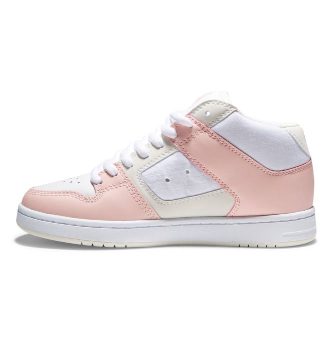 DC Shoes Manteca 4 MID Mid-Top Sportcipő Női Fehér Rózsaszín | 03ZYJRMCA
