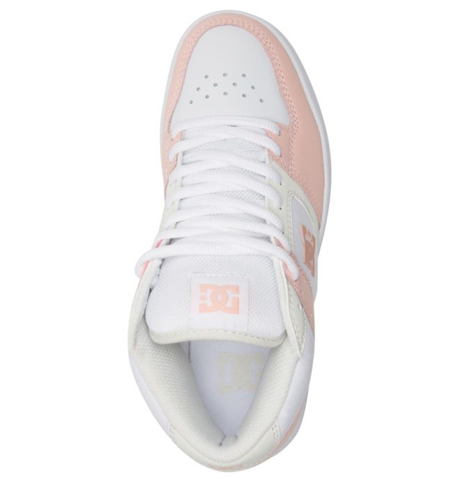 DC Shoes Manteca 4 MID Mid-Top Sportcipő Női Fehér Rózsaszín | 03ZYJRMCA