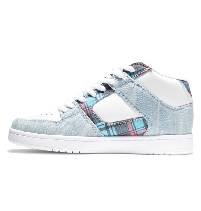 DC Shoes Manteca 4 MID Mid-Top Sportcipő Női Fehér | 78OIMSRTW