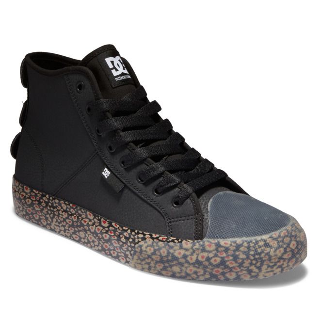 DC Shoes Manual HI High-Top Evan Smith Sportcipő Férfi Fekete Fekete Piros | 98ZPBHWEN