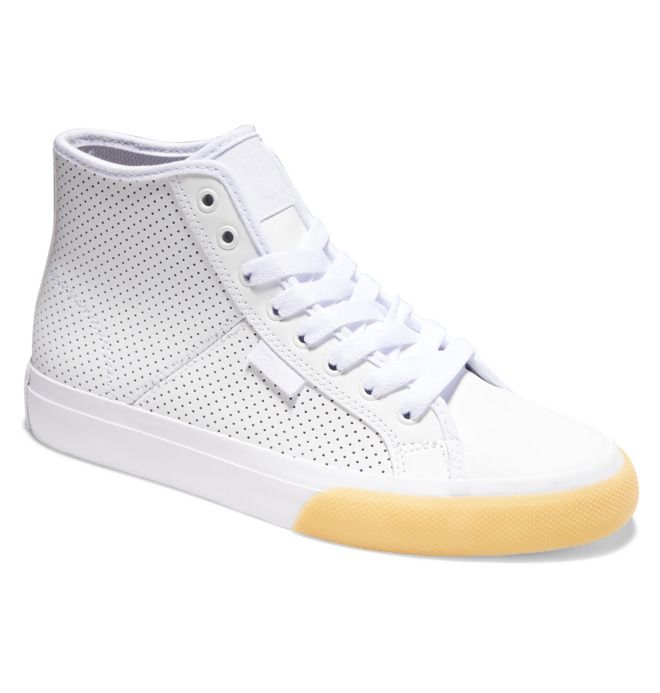 DC Shoes Manual HI High-Top Sportcipő Női Fehér | 79IRYANDL