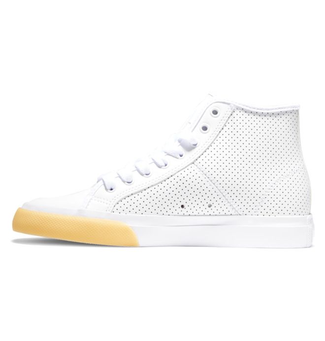 DC Shoes Manual HI High-Top Sportcipő Női Fehér | 79IRYANDL