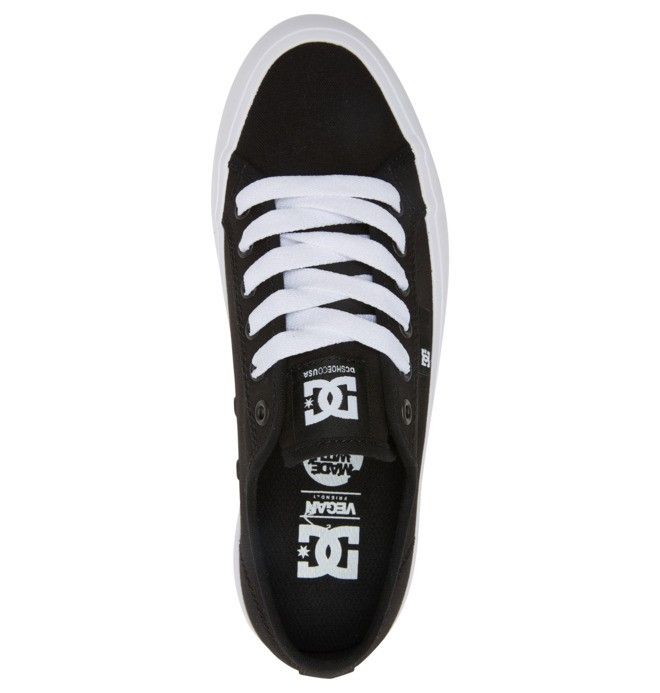 DC Shoes Manual Platform Sportcipő Női Fekete Fehér | 57KQWEGNY