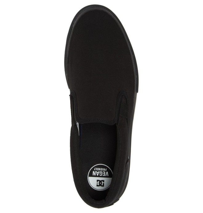 DC Shoes Manual Slip-On Slip Ons Férfi Fekete Fekete Fekete | 05QEOIPHW