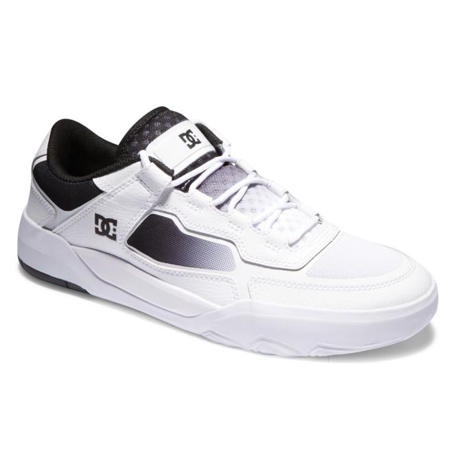 DC Shoes Metric Deszkás Cipő Férfi Fehér Fekete Fehér | 64BKSPGZF