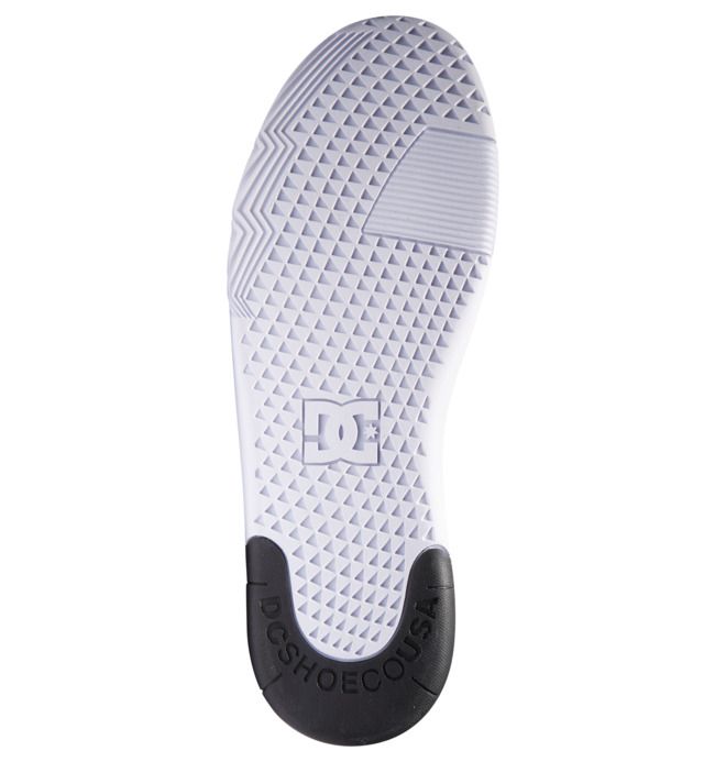 DC Shoes Metric Deszkás Cipő Férfi Fehér Fekete Fehér | 64BKSPGZF