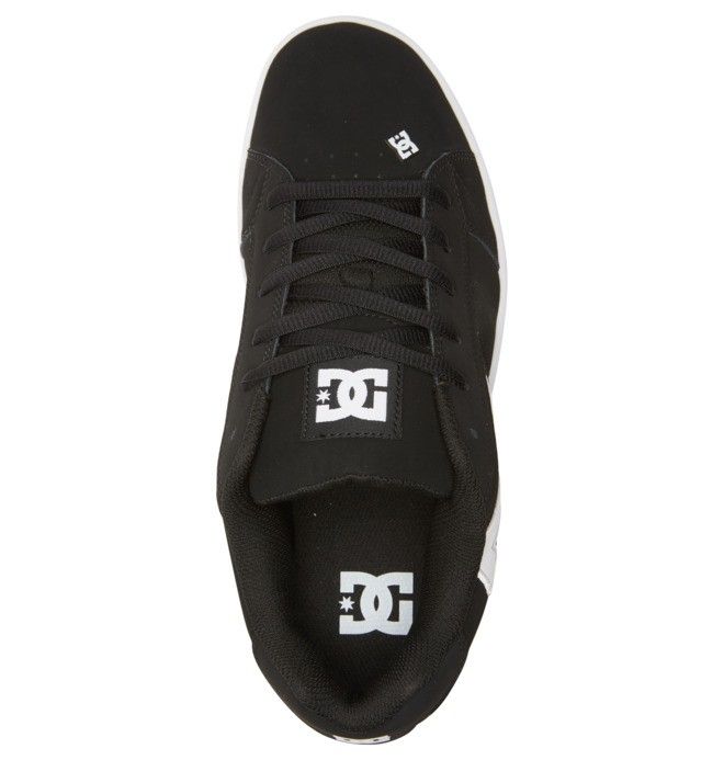 DC Shoes Net Essentials Férfi Fekete Fekete Fehér | 86IEFTVYW