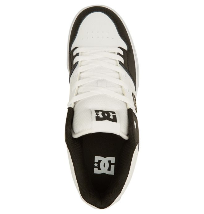 DC Shoes Pure MID Mid-Top Sportcipő Férfi Fehér Fekete Fehér | 37JDLABYT