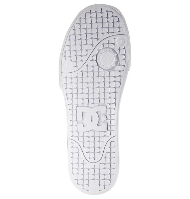 DC Shoes Pure MID Mid-Top Sportcipő Férfi Fehér Fekete Fehér | 37JDLABYT