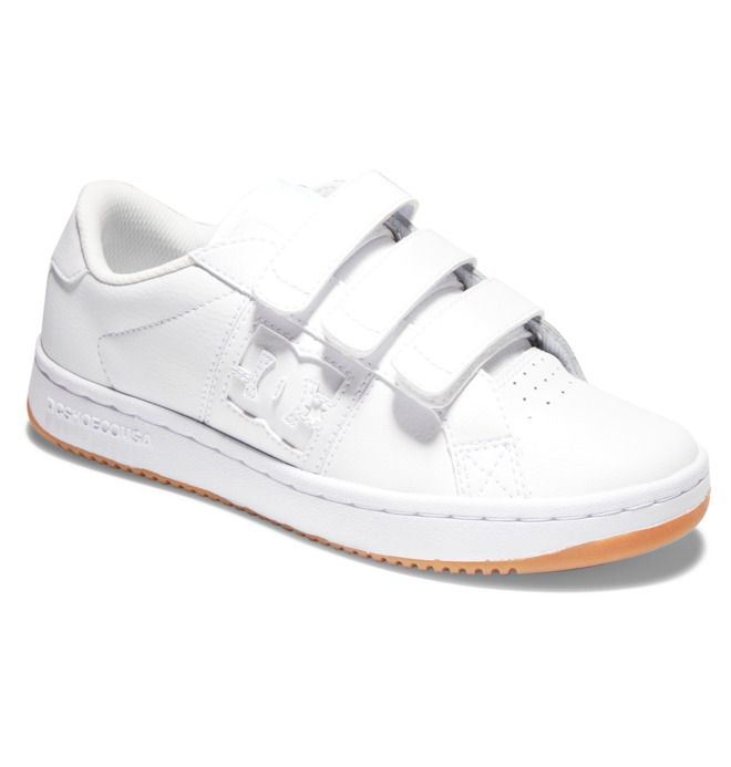 DC Shoes Striker Elastic Lace Sportcipő Női Fehér | 61LMFTYSI
