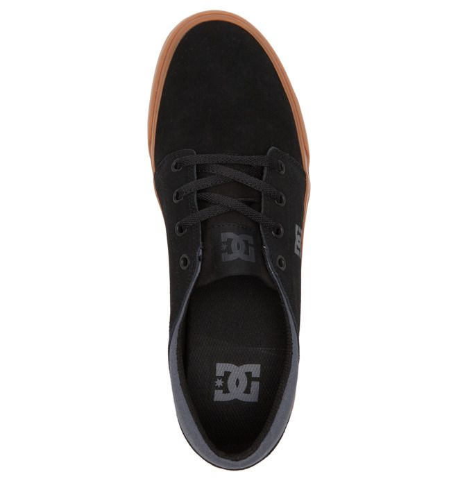 DC Shoes Trase Suede Sportcipő Férfi Fekete Szürke Fehér | 64XUAYQVM