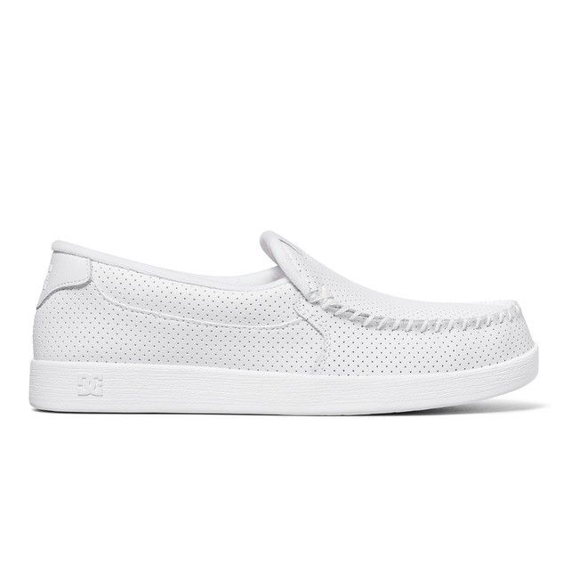 DC Shoes Villain Slip-On Slip Ons Férfi Fehér | 49VFJZRYE